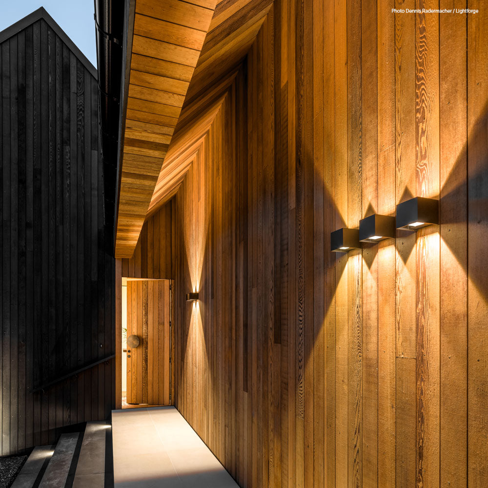 Cube Two Way Adjustable Small Matt Textured Black 4000K