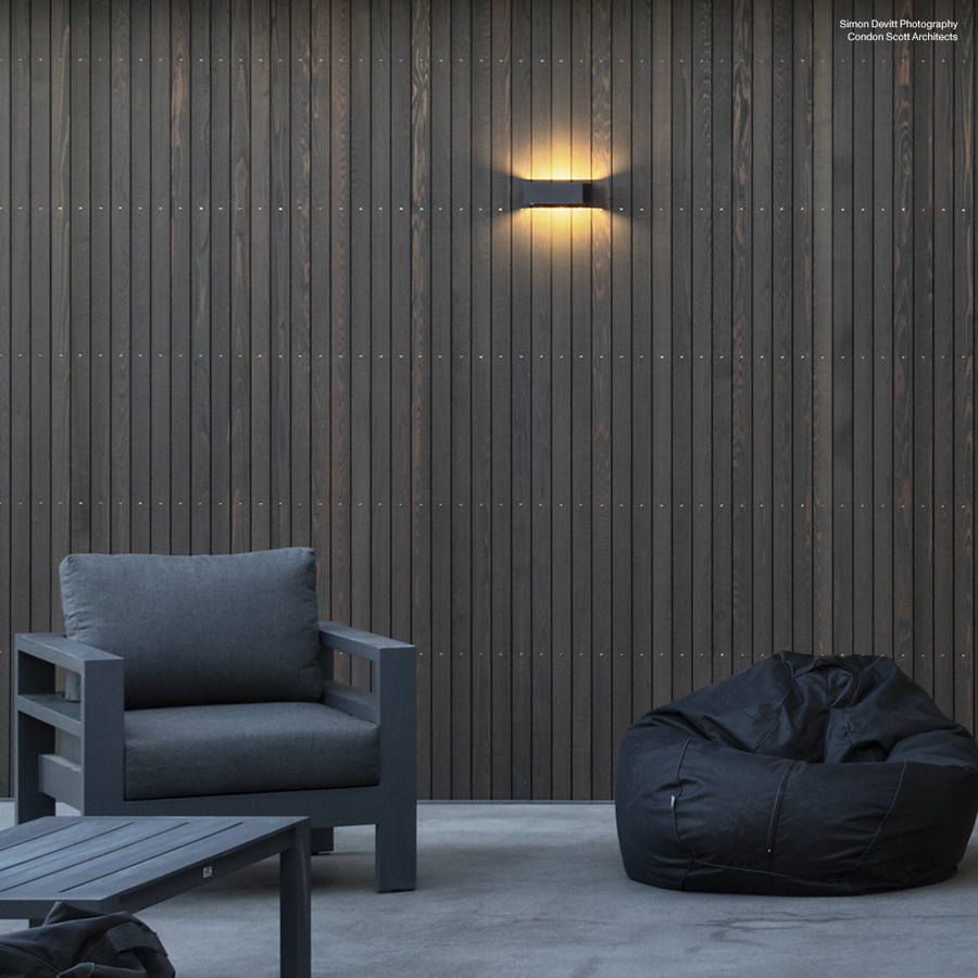 Brick Exterior Wall Wash Light Black 3000K