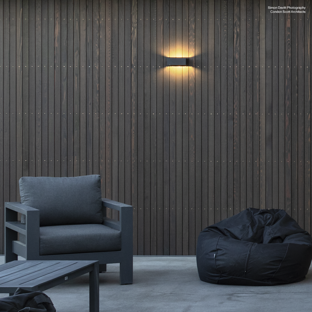 Brick Exterior Wall Wash Light Black 3000K