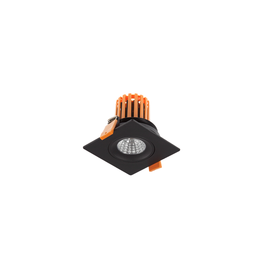 Smart Tilt Classic Square Downlight Kit Black 3000K