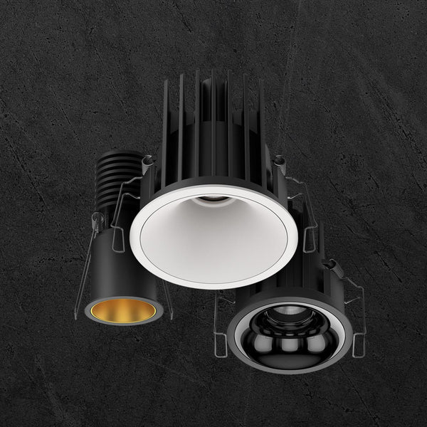 Drop Tilt/Rotate Medium Downlight White 4000K – Halcyon