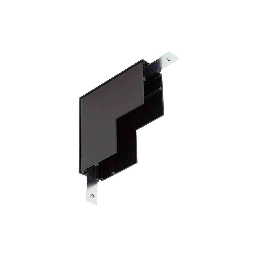 Surface Mount Deep L Profile Connector Wall (Vertical) Black