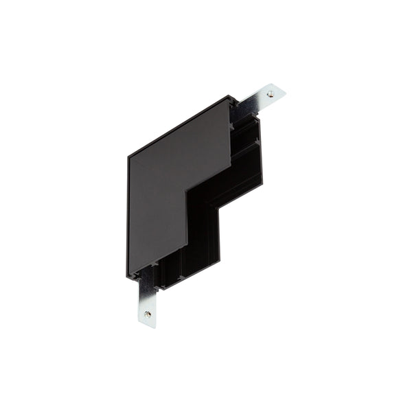 Surface Mount Deep L Profile Connector Wall (Vertical) Black