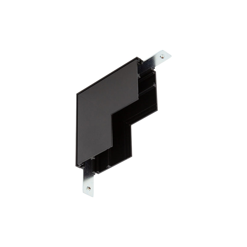 Surface Mount Deep L Profile Connector Wall (Vertical) Black
