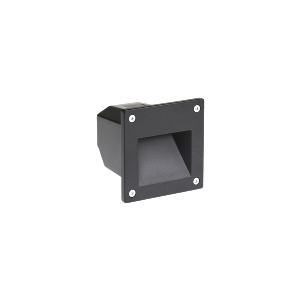 Square Exterior Wall/Step Low Glare Black 3000K / 4000K