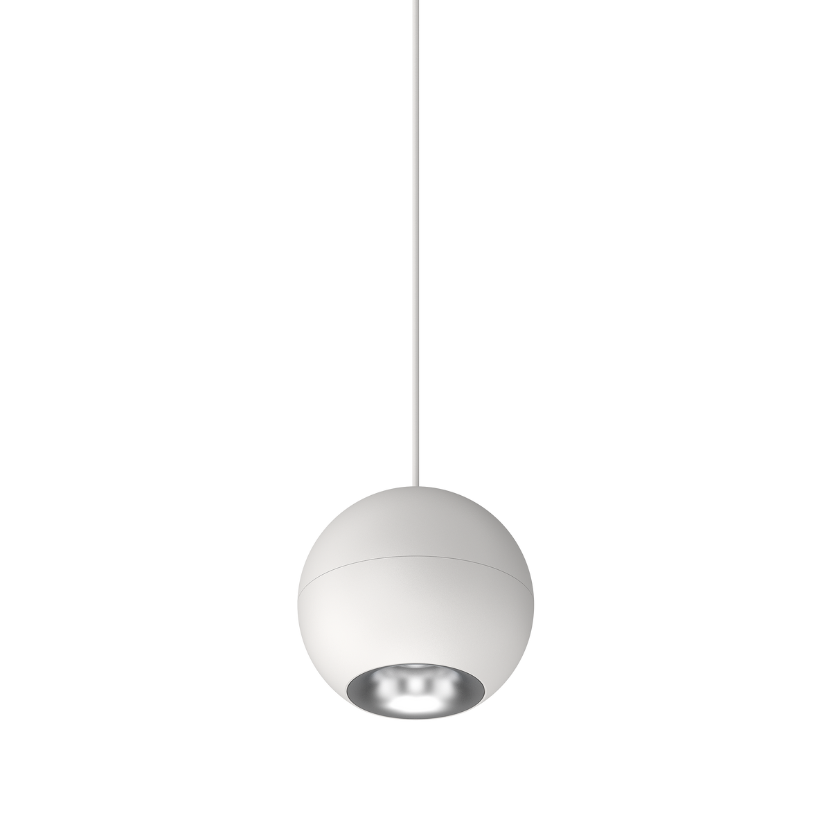 Cevon M80 Type 26 Dark Art Pendant Spot White, Silver 2700K