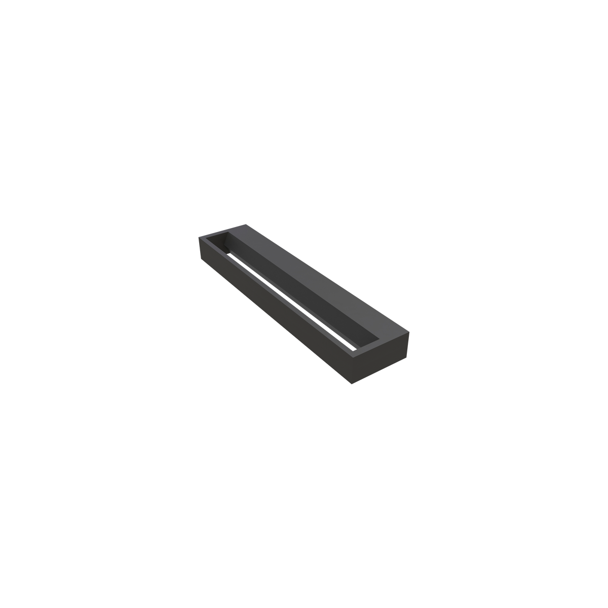 Wedge Wall Light 400mm Black 3000K / 4000K