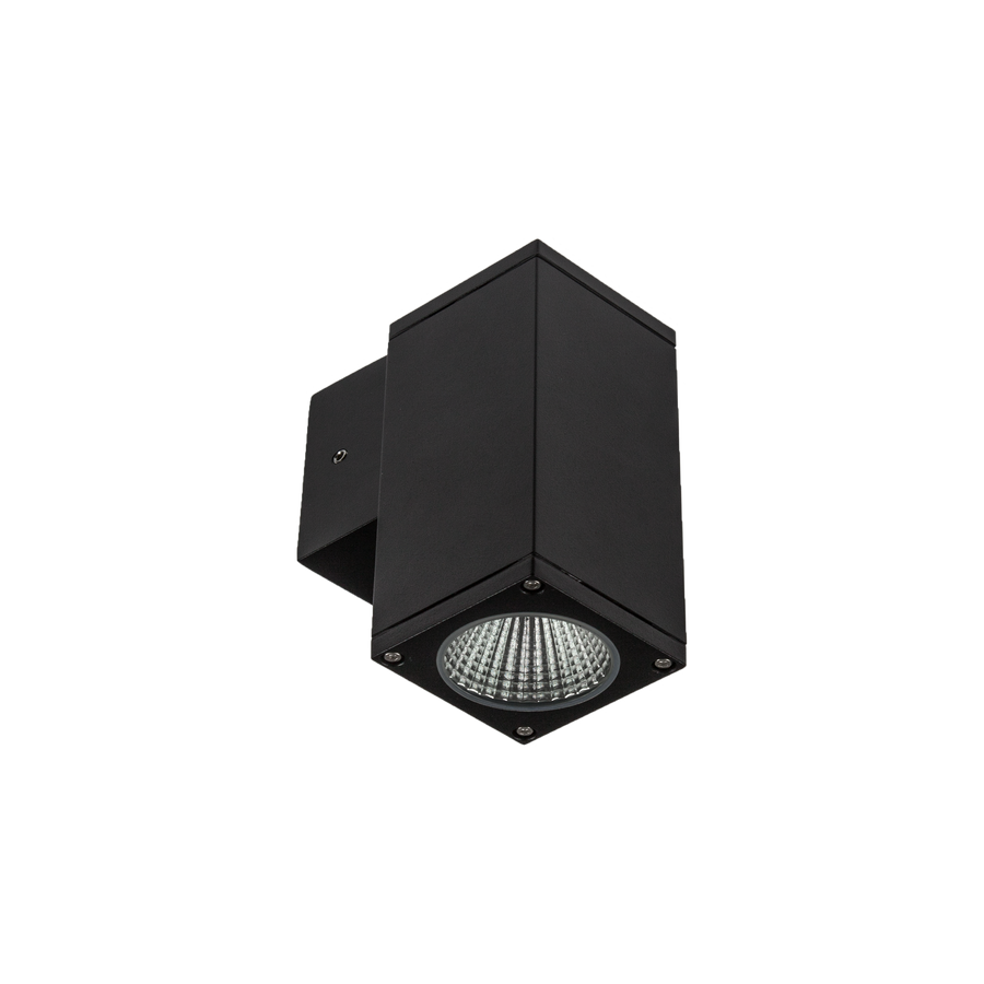 Surface Mount Square Column Spot One Way Large Black 3000K