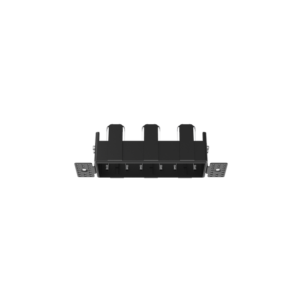 Cevon Type Trimless Rectangular Triple Frame for M41 Black