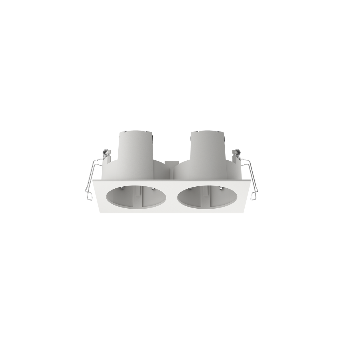 Cevon Type Recessed Rectangular Double Frame for M60 White
