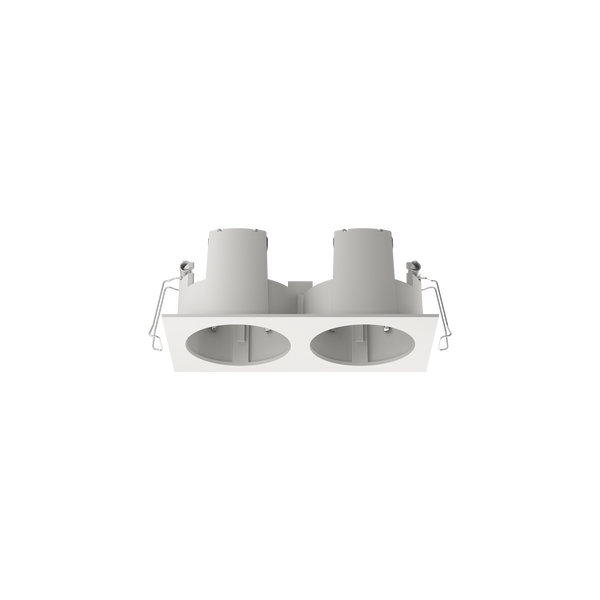 Cevon Type Recessed Rectangular Double Frame for M60 White