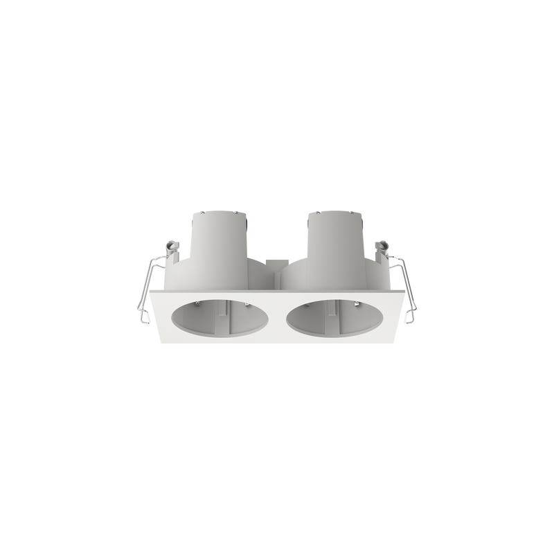 Cevon Type Recessed Rectangular Double Frame for M60 White