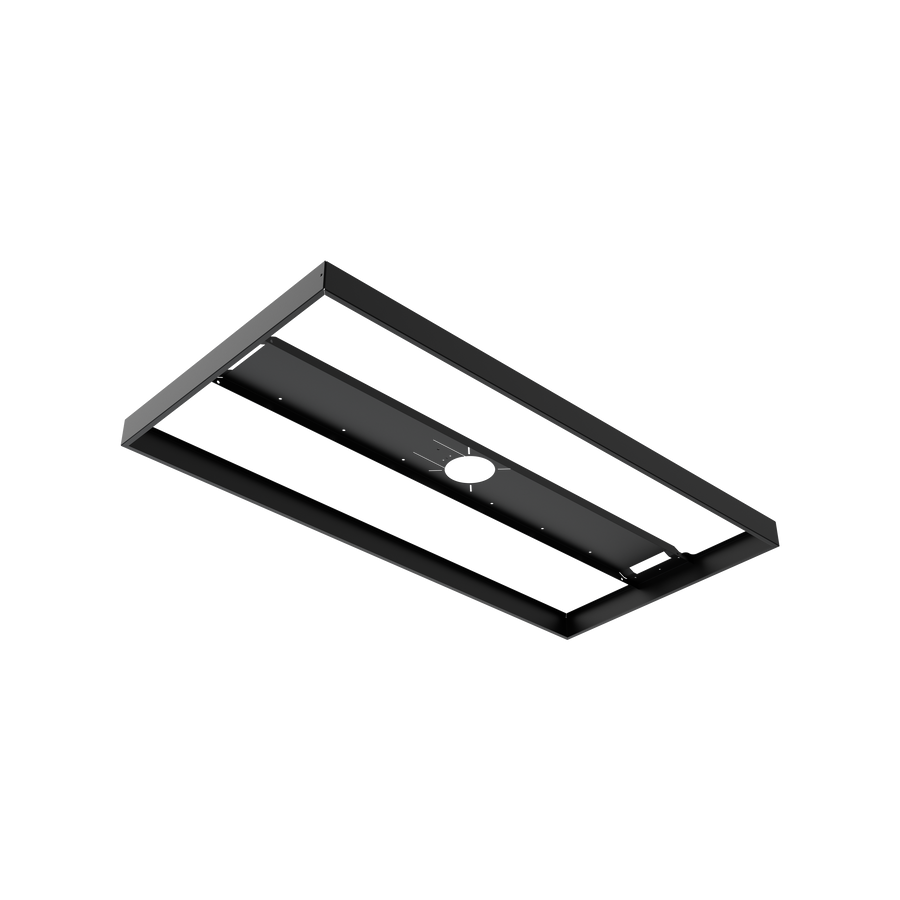 12x6 Surface Mount Kit Black