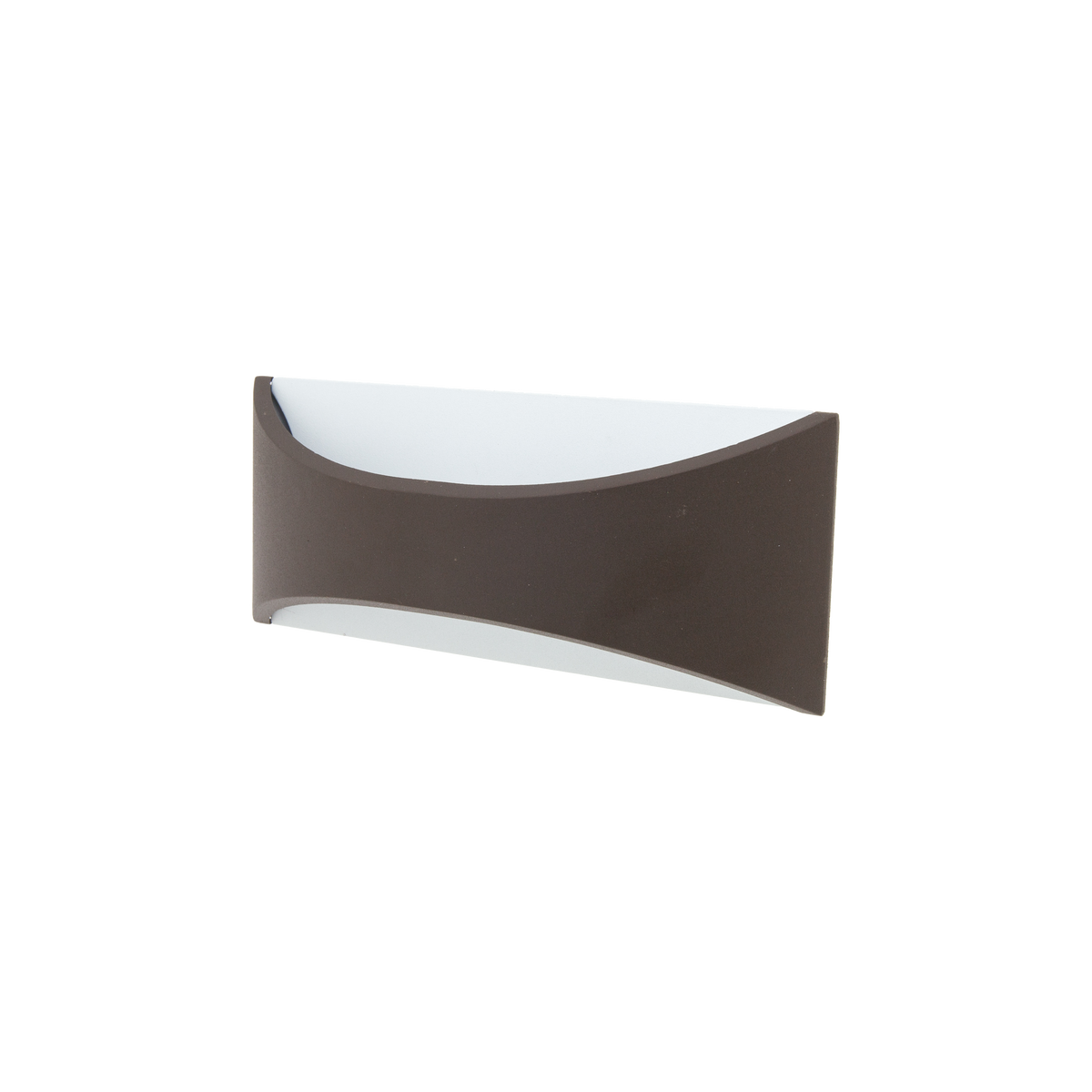 Medium Satellite Exterior Wall Light Brown, White Reflector 3000K