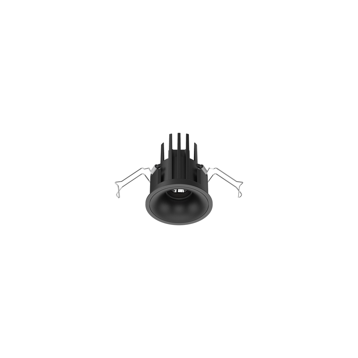 Cevon Small Darklight Slim Trim Downlight Kit Black 3000K