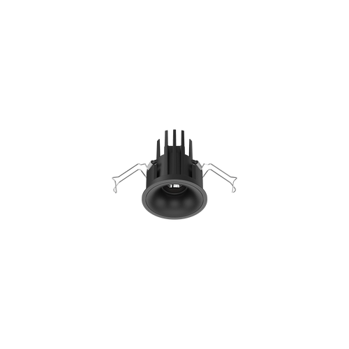 Cevon Small Darklight Slim Trim Downlight Kit Black 3000K