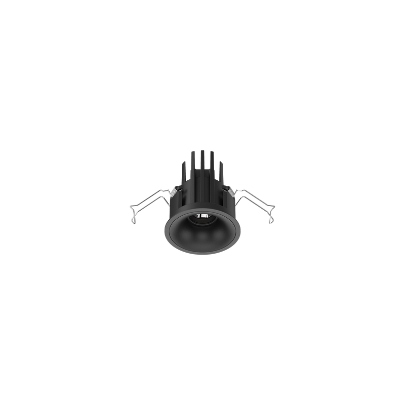 Cevon Small Darklight Slim Trim Downlight Kit Black 3000K