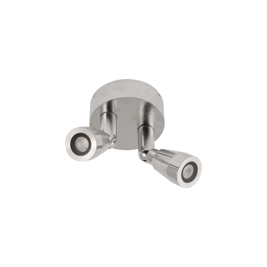 Mariner II Double Spot Mini 2 X 4W 316 Stainless Steel 2700K