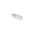 Track 3 Circuit Mains Connector Earth Right White