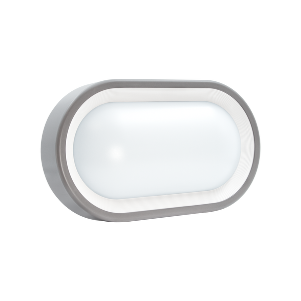 Large Lunar Series Bulkhead Silver 3000K