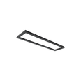 12x3 Recessed Frame Kit Black