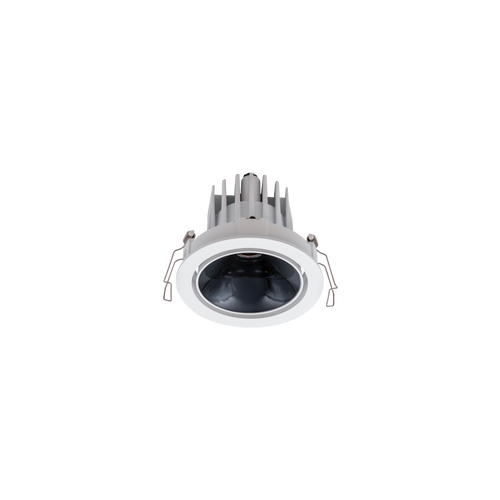 Cevon Dark Art Tilt/Rotate Medium Downlight White, High Gloss Black 3K