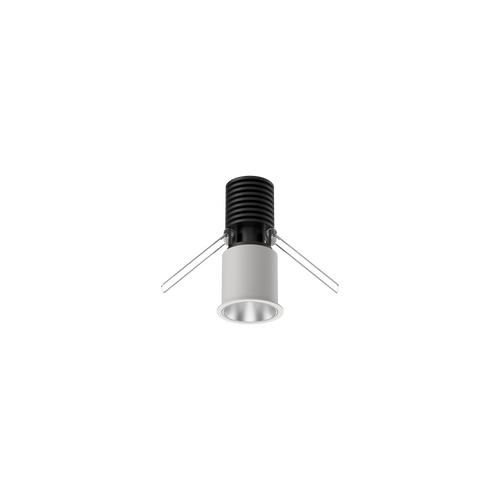 Cevon Mini Darklight Slim Trim Downlight Kit White, Silver 3000K