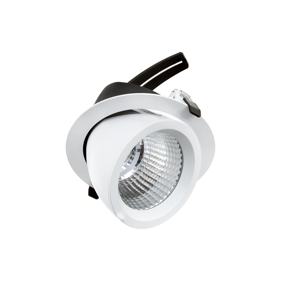 Drop Tilt/Rotate X-Large Downlight White 4000K