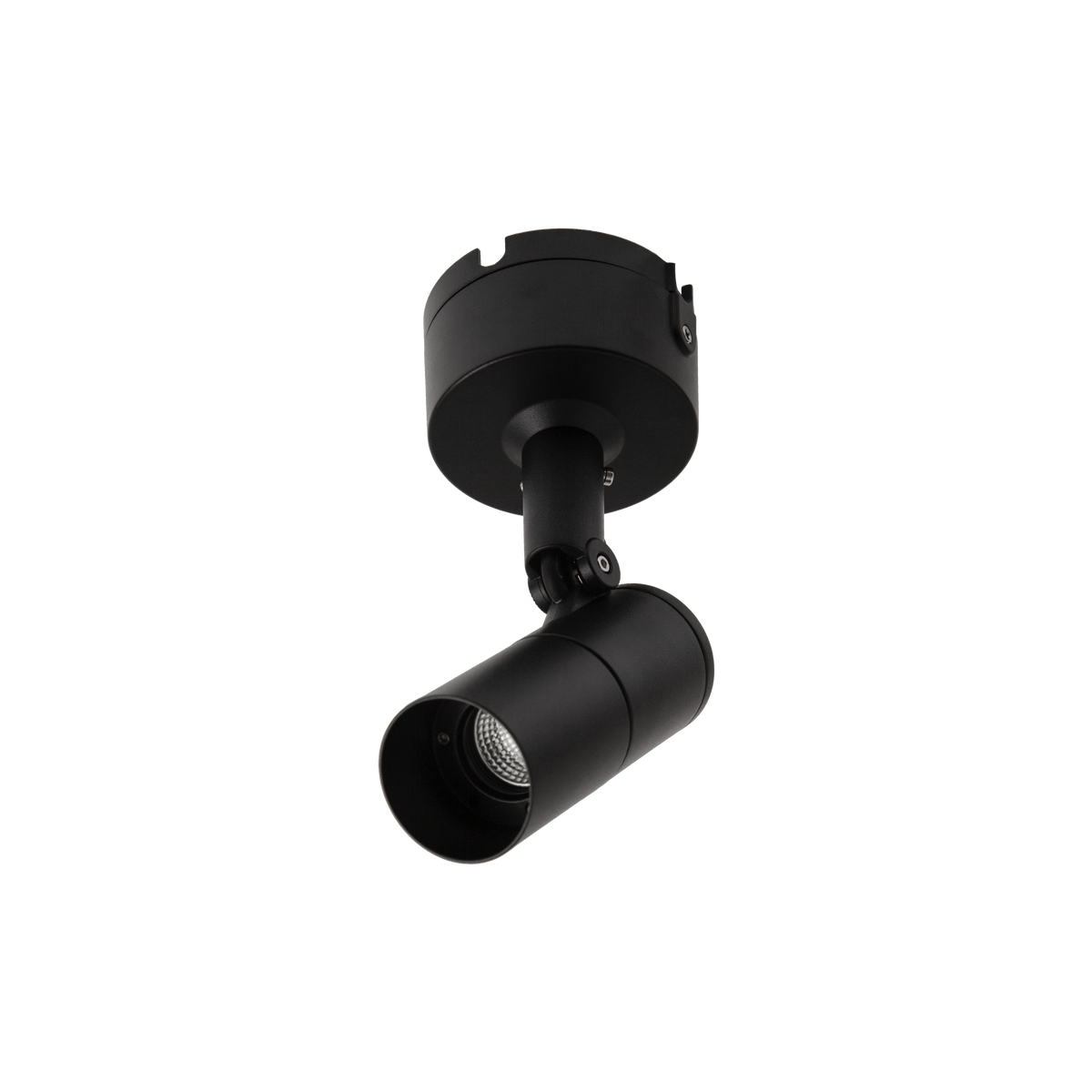 Exterior Medium Surface Mount Spot Black 3000K