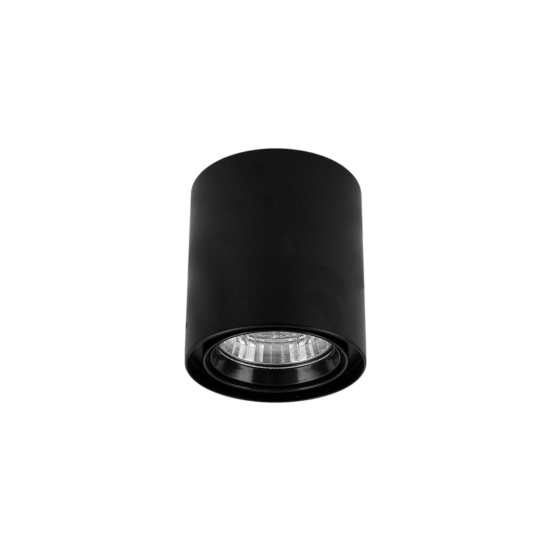 Can Surface Mount Downlight Black 3000K