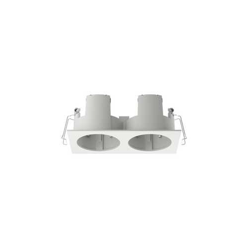 Cevon Type Recessed Rectangular Double Frame for M60 White
