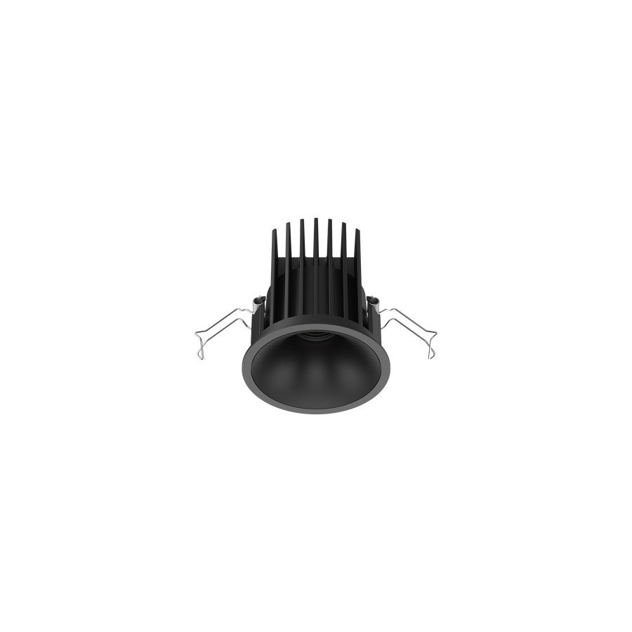 Cevon Medium Darklight Slim Trim Downlight Kit Black 3000K