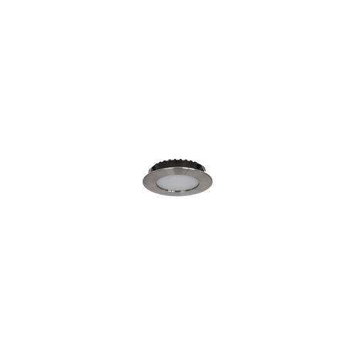 Shallow Retrofit Satin Chrome 3000K 12V AC/DC
