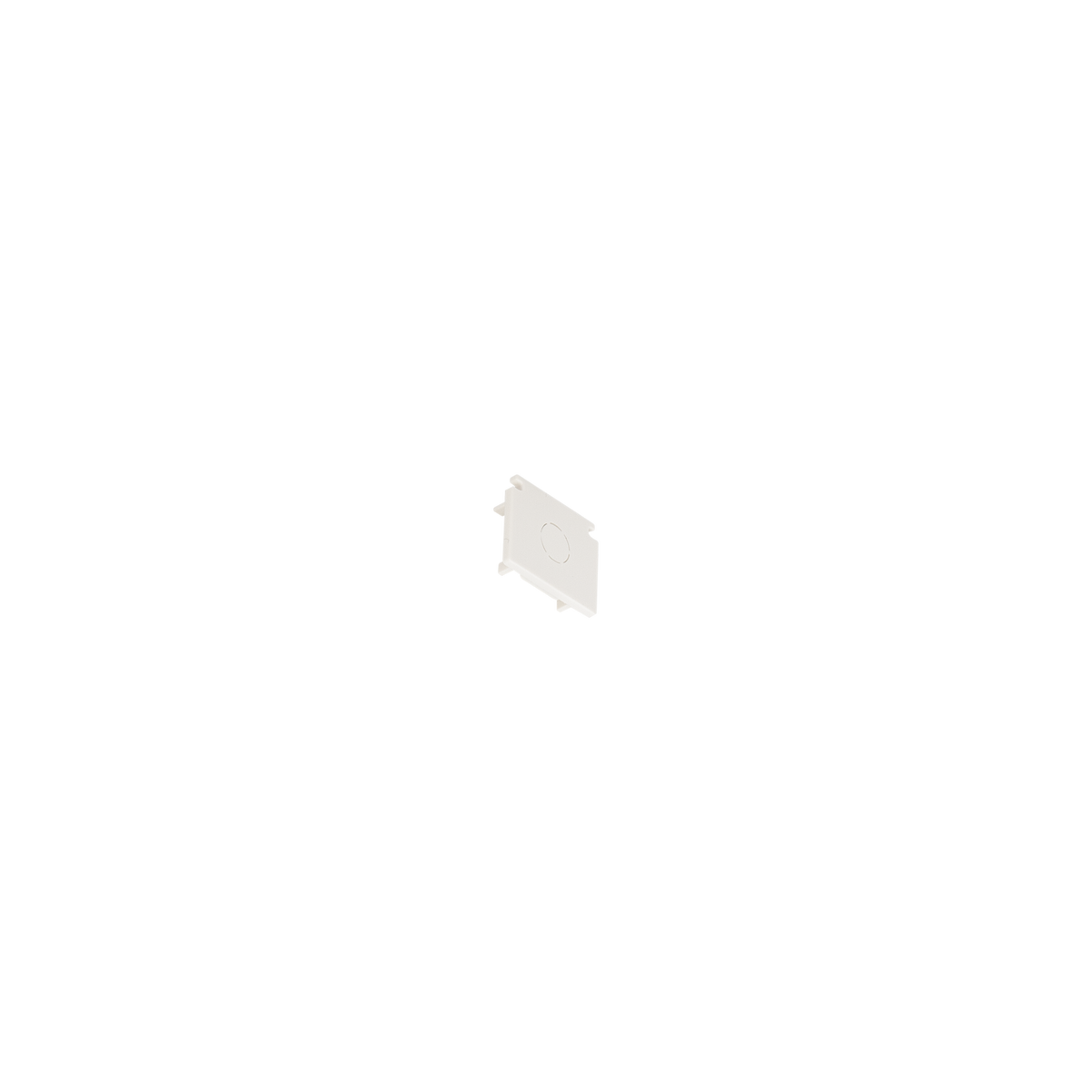 End Cap - Standard Surface Mount White