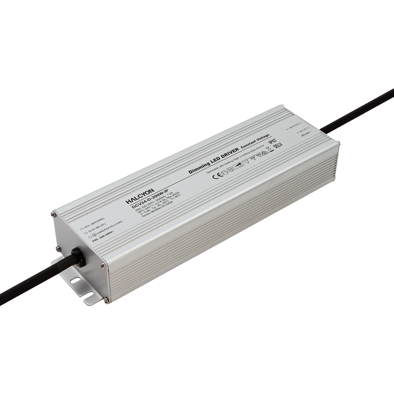 IP67 24V 200W Constant Voltage Phase-cut Dimmable Driver