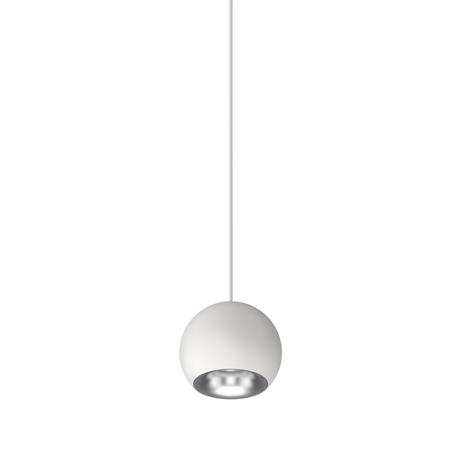 Cevon M80 Type 25 Dark Art Pendant Spot White, Silver 2700K