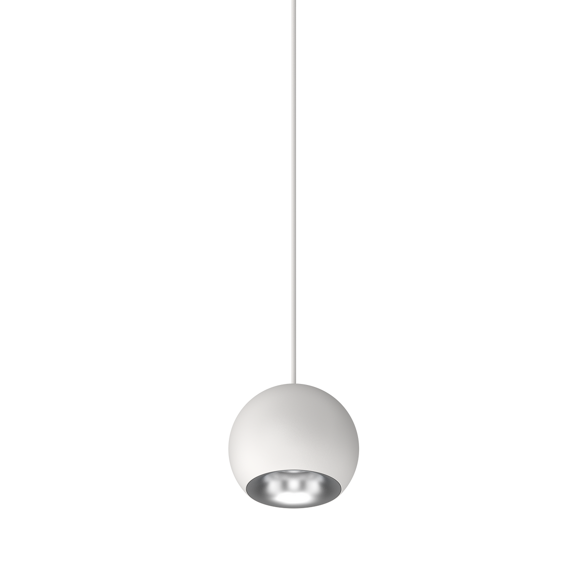Cevon M80 Type 25 Dark Art Pendant Spot White, Silver 2700K