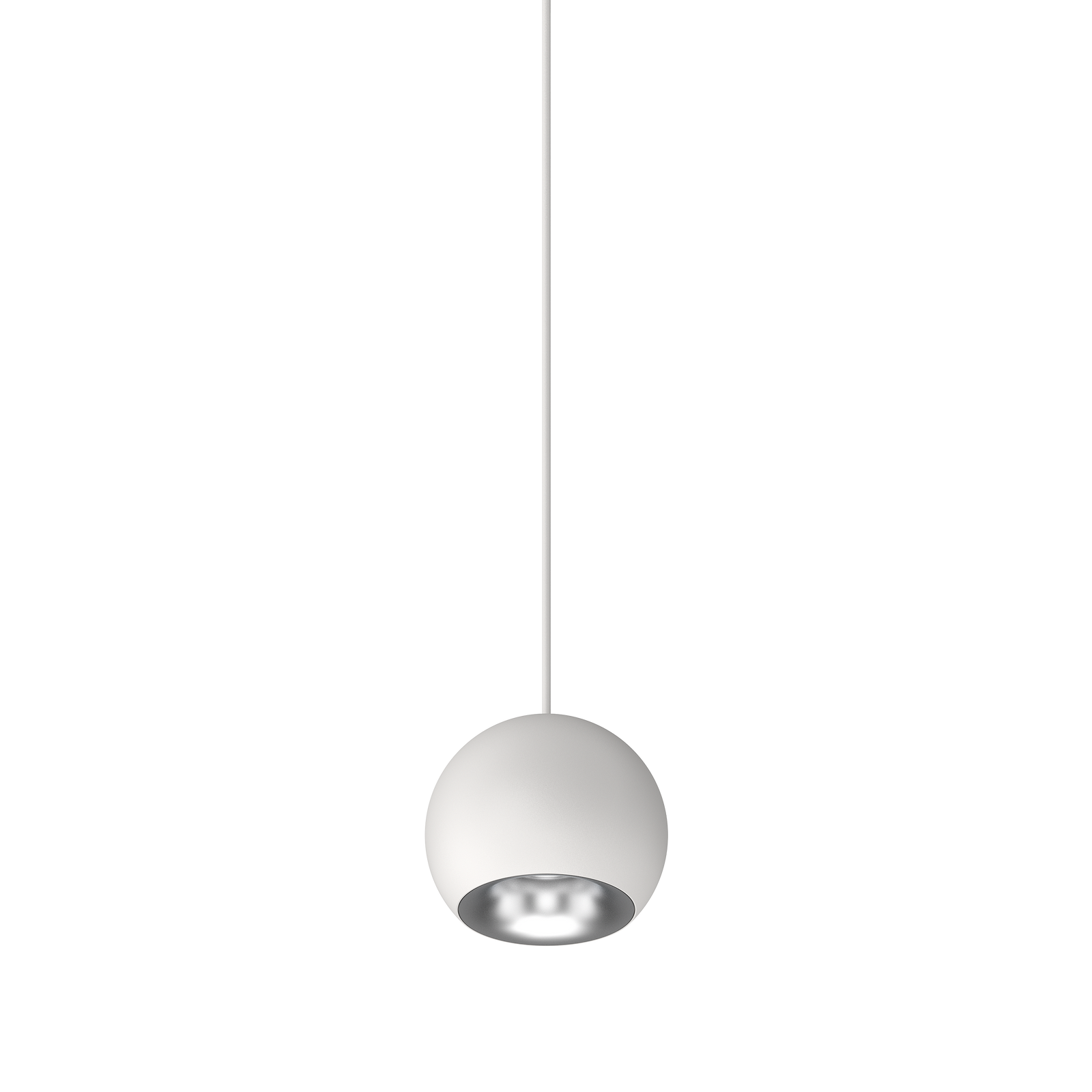 Cevon M80 Type 25 Dark Art Pendant Spot White, Silver 2700K
