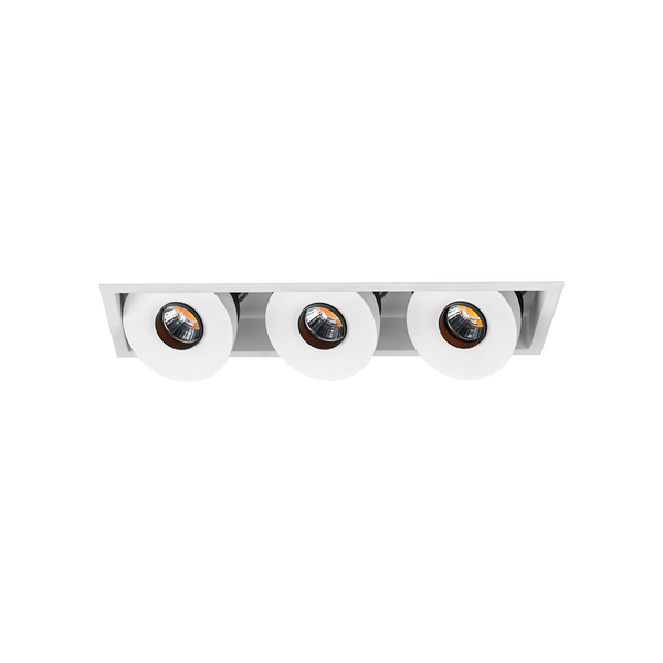 Sophia Mini Triple Tilt/Rotate Downlight Kit White 3000K
