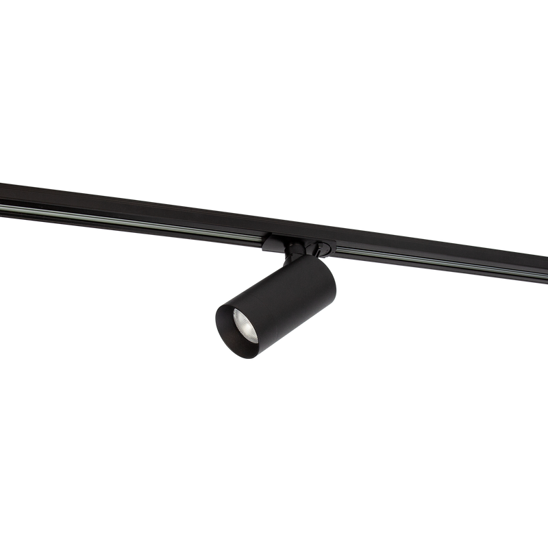 Single Circuit Track Spot Standard Black 3000K