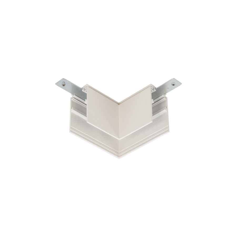 Surface Mount Deep L Profile Connector Right (Horizontal) White