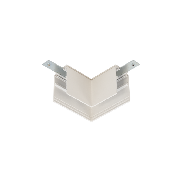 Surface Mount Deep L Profile Connector Right (Horizontal) White