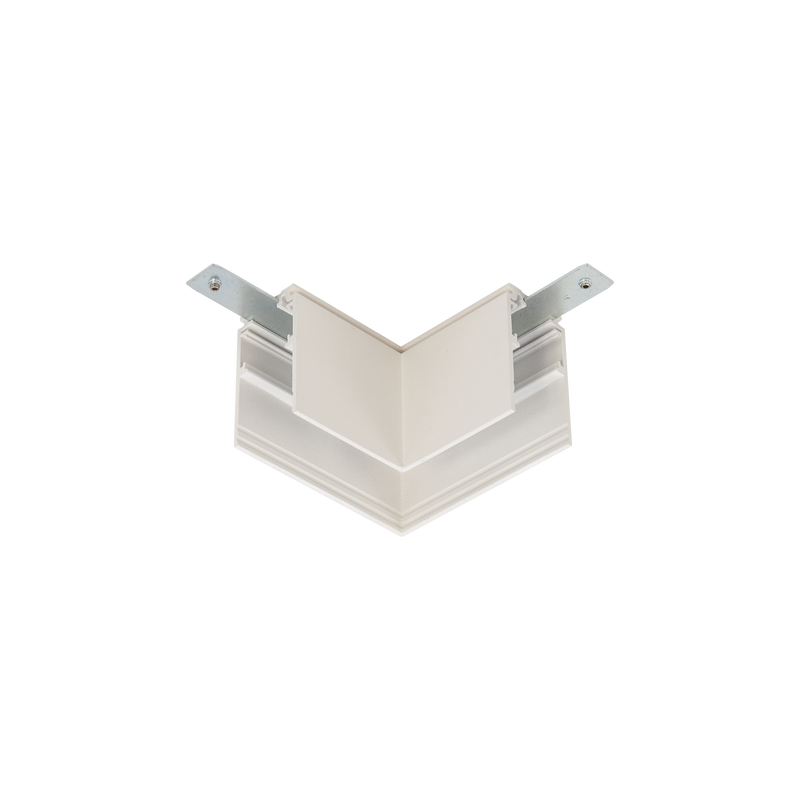 Surface Mount Deep L Profile Connector Right (Horizontal) White