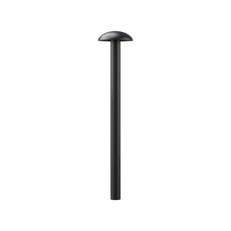 Porcini Bollard 1000mm Non-dimmable Black 3000K 240V
