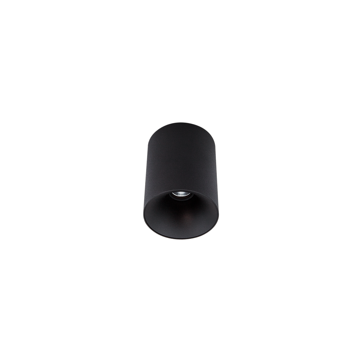 Cevon Dark Art Sml Surface Mount Downlight Black, Black 3000K