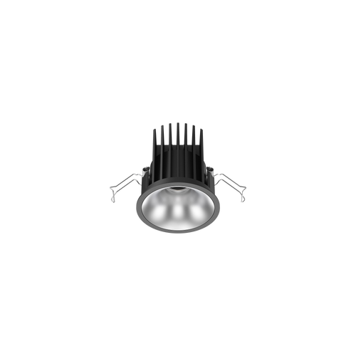 Cevon Medium Darklight Slim Trim Downlight Kit Black, Silver 3000K