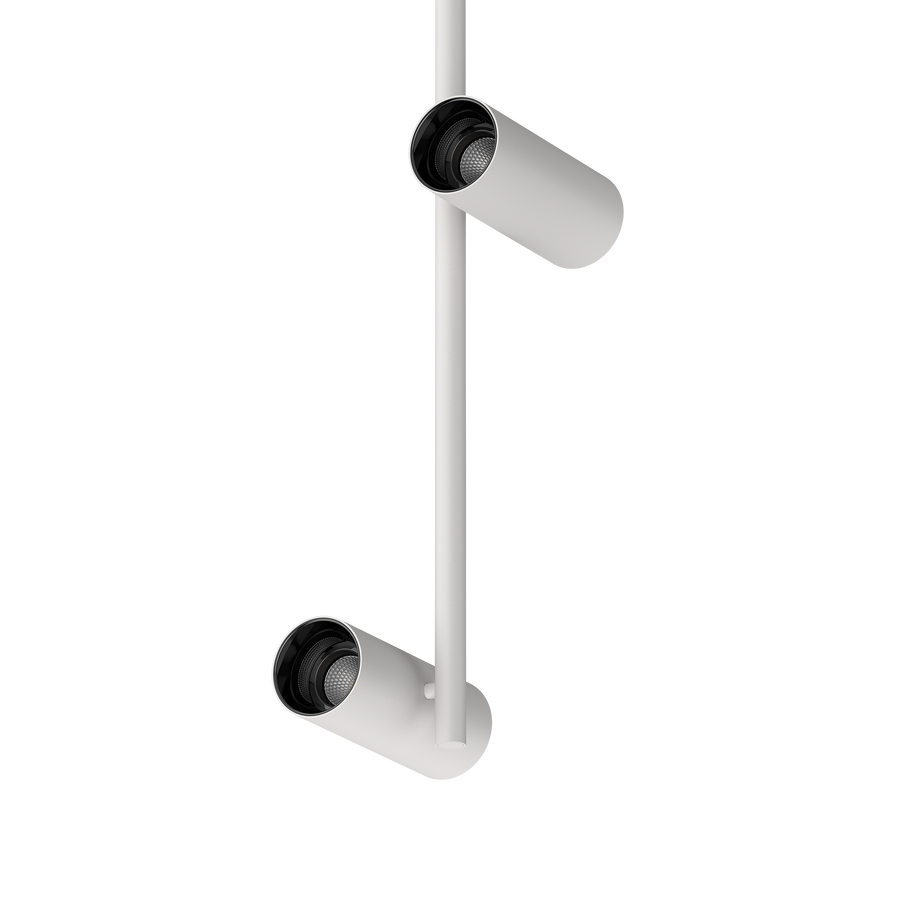 Cevon M60 Type 30 Adjustable Spot White, High Gloss Black 3000K