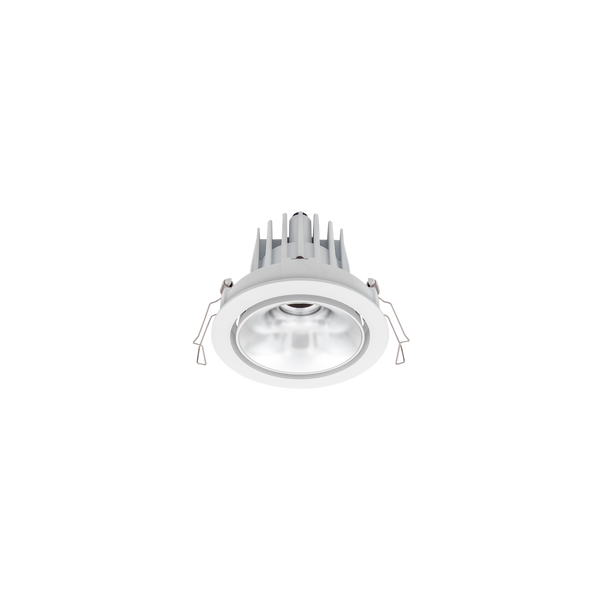 Cevon Dark Art Tilt/Rotate Medium Downlight Kit White, Silver 3000K