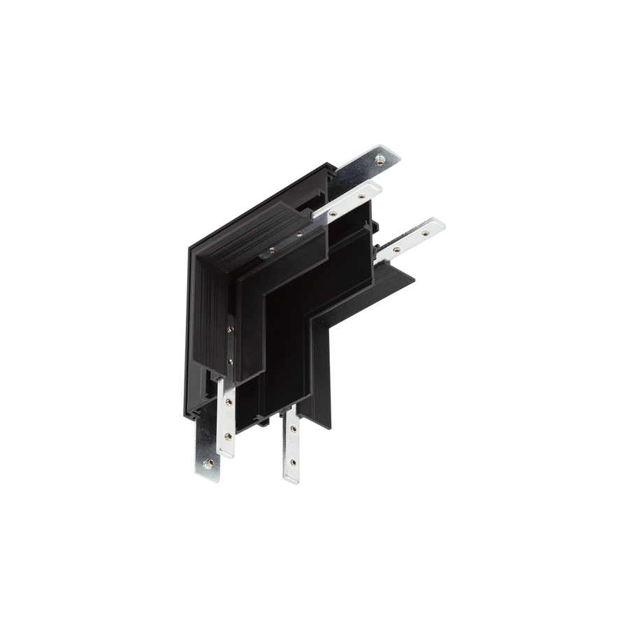 Recessed Deep L Profile Connector Up/Down (Vertical) Black