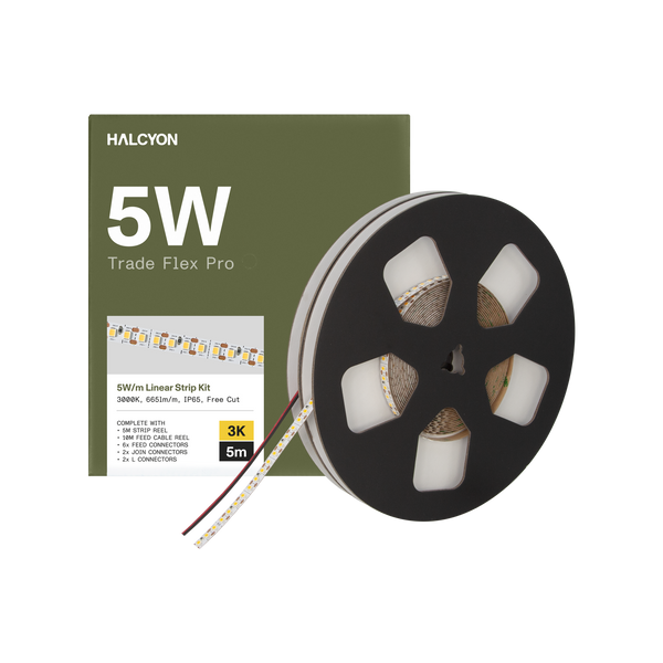 5W/m 3000K Trade Flex Pro Tape - 5m Trade Kit